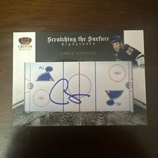 2010 Crown Royale Scratching the Surface Signatures /100 Chris Stewart #18 Auto