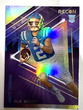 2022 Panini Chronicles Draft Picks Recon #9 Matt Corral Rookie Card. rookie card picture