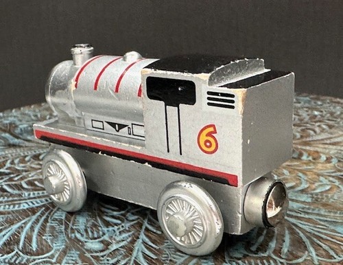 Limited Edition Silver Percy 60 Year Thomas the Train Wooden Railway Rare 2003 - Picture 8 of 11