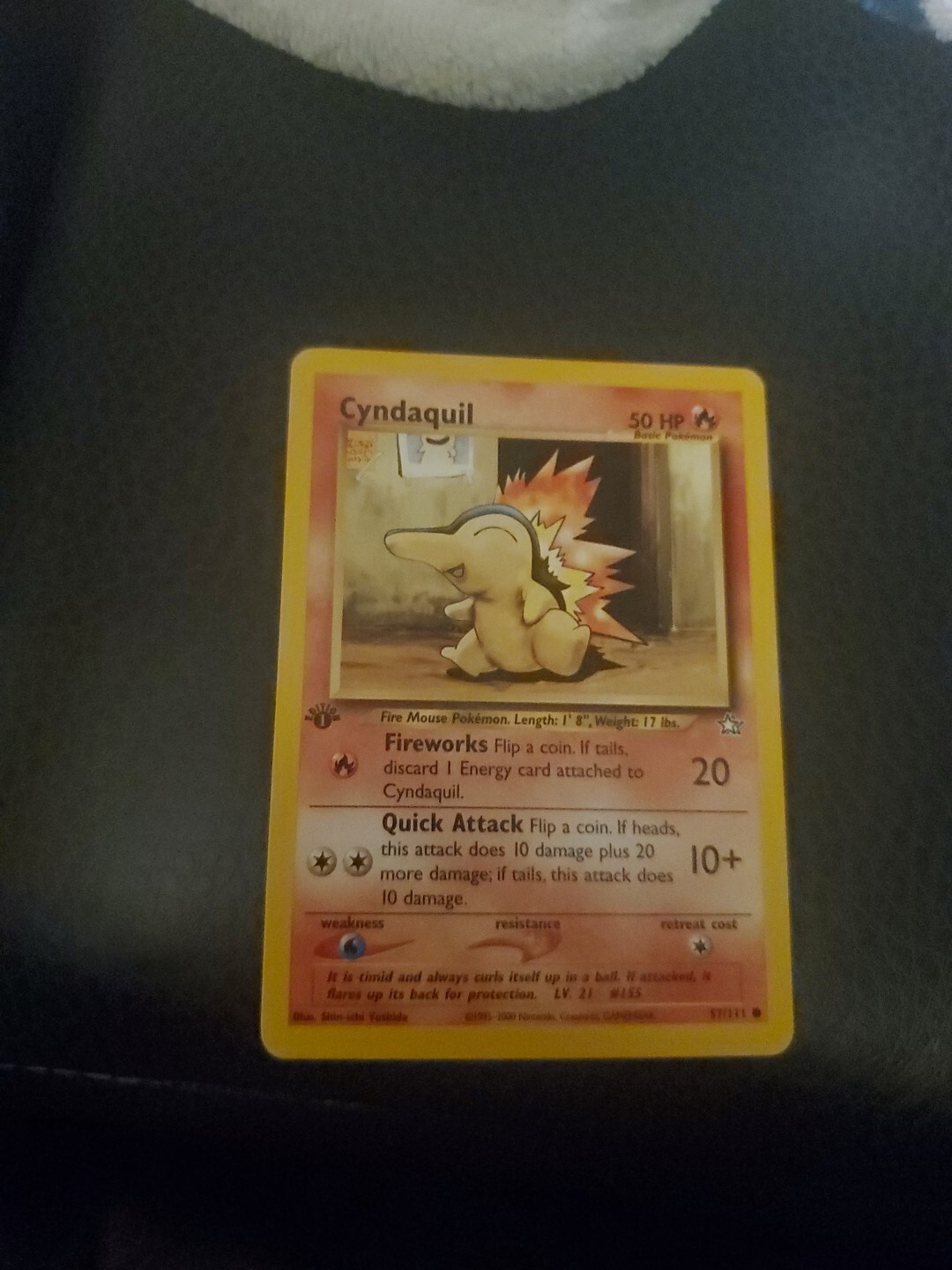 1st Edition Cyndaquil 57/111 - Neo Genesis - Near Mint