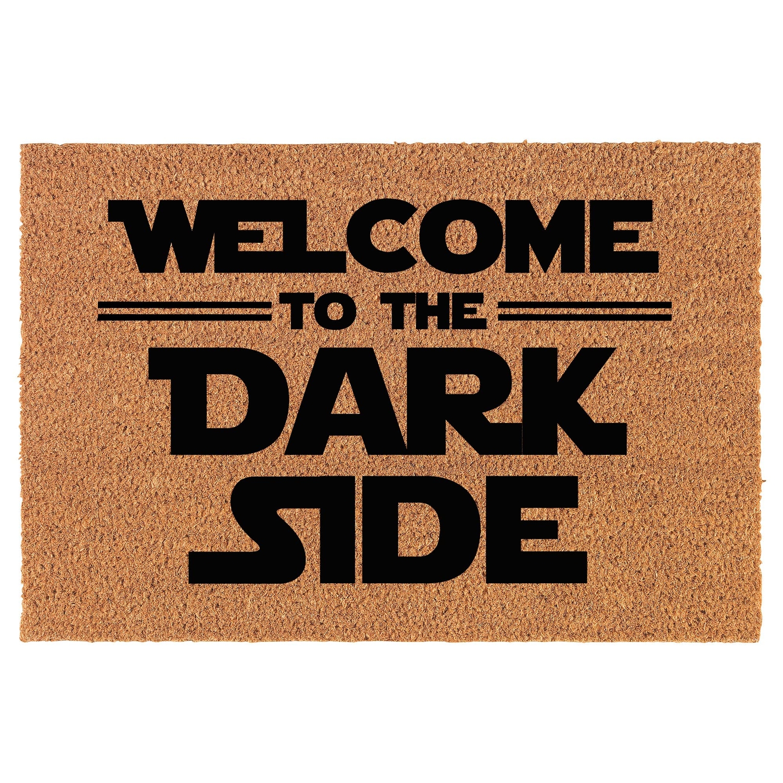 16x24 Funny Sci-Fi Welcome to The Dark Side Doormat