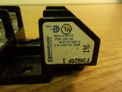 Marathon F30A2SP Fuse Holder 2-Pole 3A 600V *FREE SHIPPING*