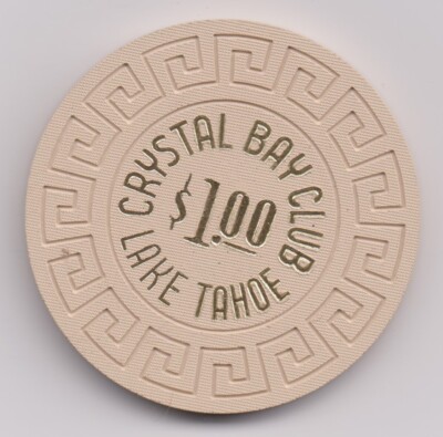 $1 Crystal Bay Club 1970's 