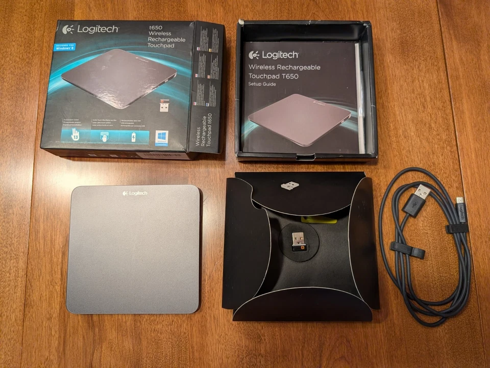 Logitech Touchpad t650 Wireless Rechargeable Mouse - NEW - Image 3 of 3