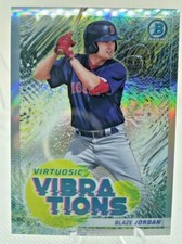 2022 Bowman Chrome Virtuosic Vibrations #VV-10 Blaze Jordan Boston Red Sox