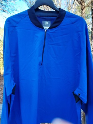 New Balance Mens Hi Heat Jacket ¼ Zip Pullover Polyester 3X 4X