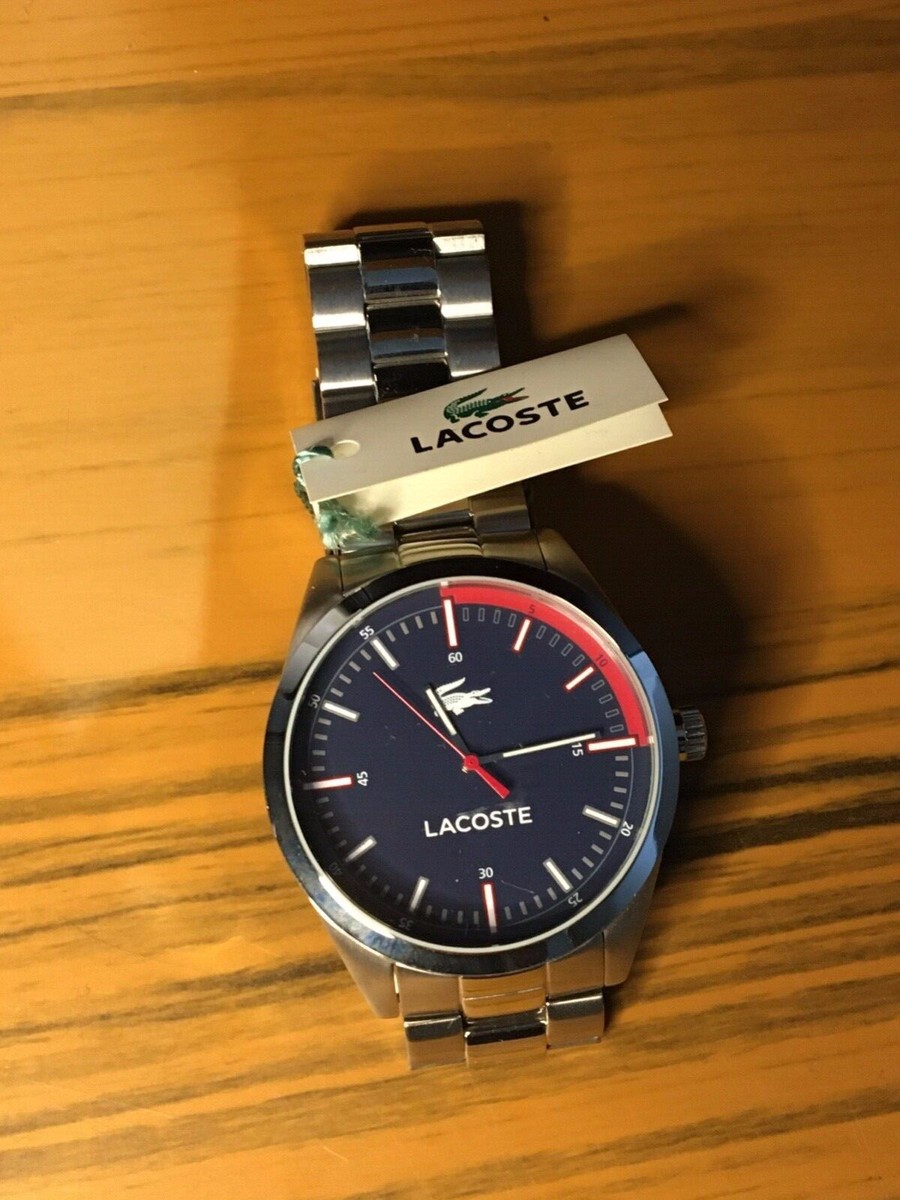 Lacoste Men's Montreal Stainless Steel Watch with Blue Dial