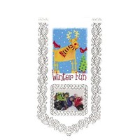Heritage Lace Winter Fun 12-inch By 21-inch White Wall Hanging, New, Free Shippi on sale Heritage Lace Winter Fun 12-inch By 21-inch White Wall Hanging, New, Free Shippi on sale