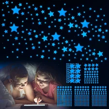 Giantree 469 Pcs Glow in the Dark Stars Wall Stickers, Glow in the Dark Stars 