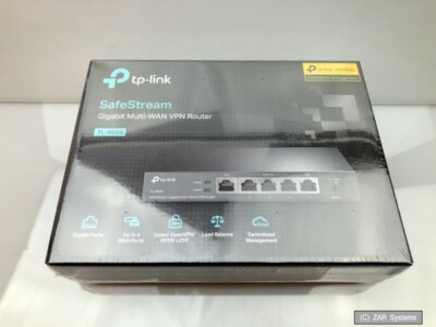 TP-Link TL-R605 SafeStream Gigabit Multi WAN VPN Router 1 Gbps 4-Port VPN, NEU