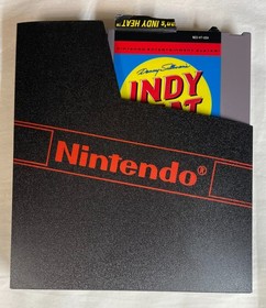 Danny Sullivan's Indy Heat (Nintendo NES 1992) NTSC-U/C 4-Player Racing w/Manual