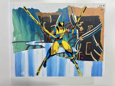 Original X-Men Production Cel - Animated Series 1992 - Wolverine - Marvel