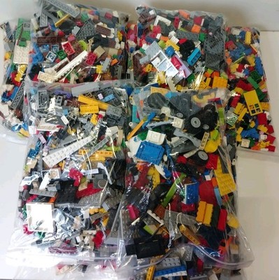Lego 2 kg Konvolut Steine Platten Räder Teile Pieces - 100% Original Lego Teile