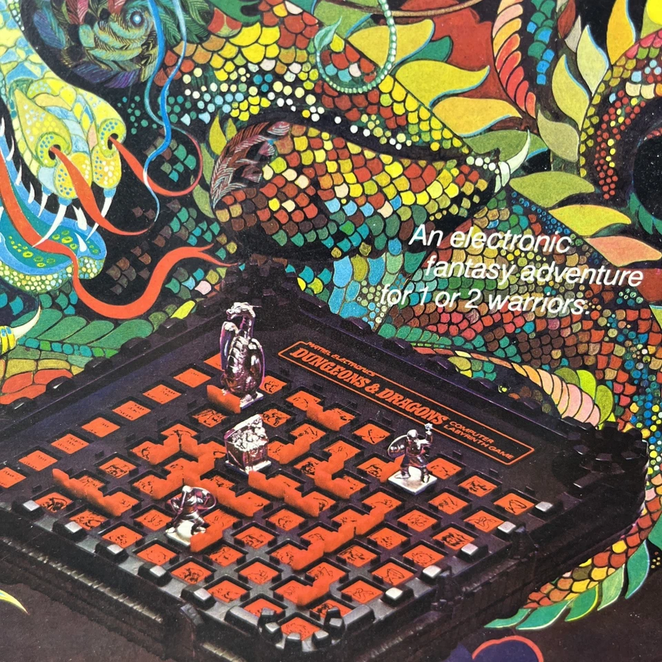 Mattel Electronics Dungeons & Dragons Компьютерный Лабиринт Игра 99% Комплект! - Изображение 3 из 4