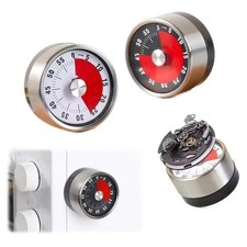 Magnetischer Kurzzeitmesser Kurzzeitwecker Eieruhr Küchentimer Mechanisch Timer