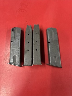 Beretta 92 FS M9 Lot of 4 Magazines, 10 rd, Govt issue