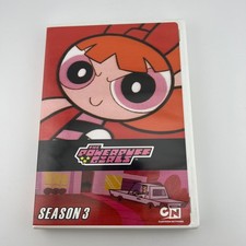 The Powerpuff Girls Season 3 DVD Cartoon Network Tested Double Sided