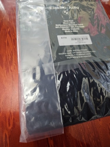 Kith for BMW 3 Pack Miccrofiber Towel in Black w/ Roundel & KITH from 2022 NEW! - Picture 8 of 8