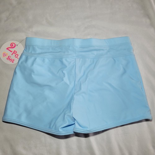 Laguna Girls 2 Piece Palms Leaves Tankini Swimsuit Sz 7/8 - Picture 8 of 10