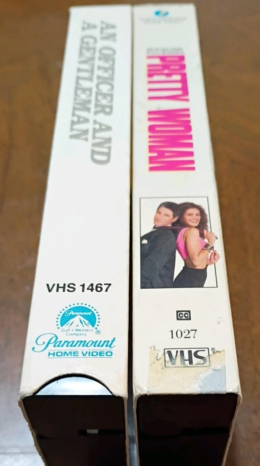 VHS Movie Lot  Pretty Woman - An Officer And A Gentleman Richard Gere  Foto 3 de 4