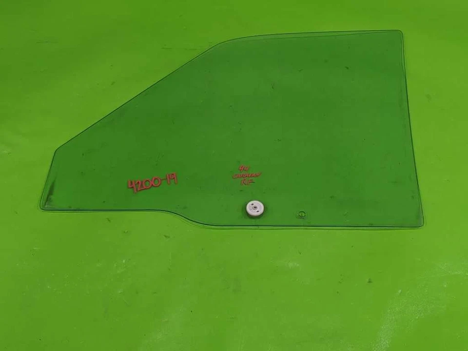 84-95 GRAND CARAVAN PASSENGER RIGHT FRONT WINDOW DOOR GLASS OEM 4200-19 Foto 2 de 4