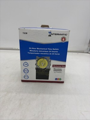 Intermatic T101M Mechanical Timer 24-Hour Time Switch 120V New in Box