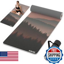 HAHE Yoga Mat Thick 8MM,1/3" , Eco-Friendly POE Non Slip Yoga Mat, High Rebound