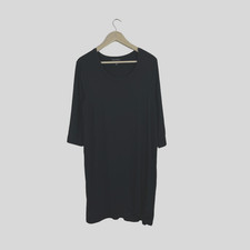 Tribal Brand Large Dress NWT Black Mini Tunic Stretch 3/4 Sleeves Womens