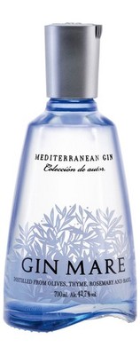 Gin Mare Mediterranean Gin - leere Flasche- 700ml.
