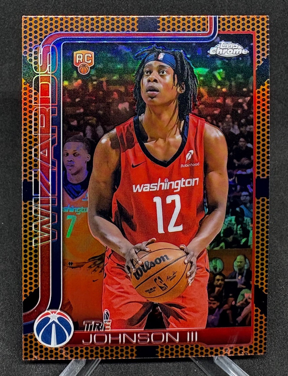 2025-26 Topps Chrome TRE JOHNSON Rookie #256 Basketball Refractor