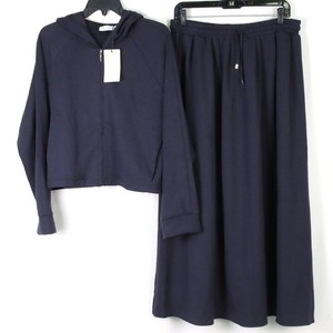 Terzi Dukkani Anka Skirt/Zip-Up Jacket 2Pc. Set In Navy  -  Women's Brand Size 2