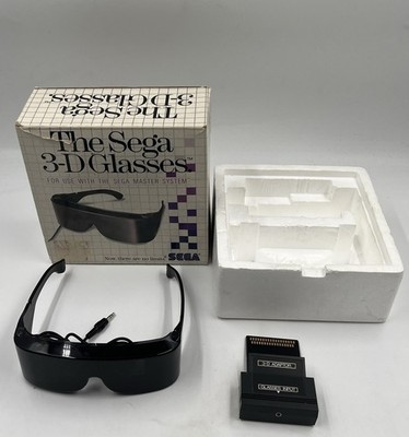Sega 3D Glasses Master System OVP Mit Adapter Getestet Rarität Retro Sammlung