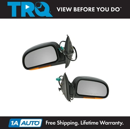 TRQ Power Heated Amber Signal Mirror Pair for Trailblazer Envoy Bravada