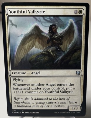 Magic MTG Youthful Valkyrie - Kaldheim Near Mint & Unplayed! #382