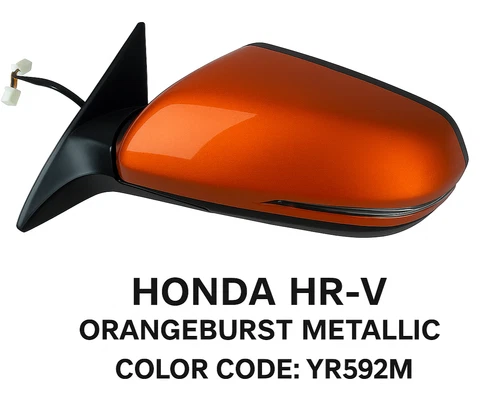 NEW ORANGE mirror fits 2019-22 Honda HR-V Driver LH side EX, EX-L Navi, Touring