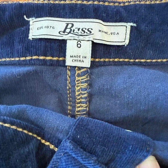 Бас синяя вельветовая юбка - Изображение 3 из 4