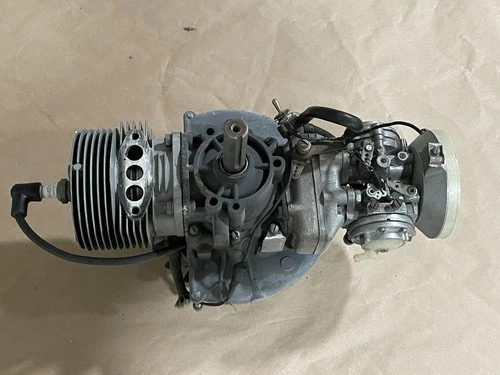 Vtg 1960s Tecumseh Lauson Power Products Minibike Go Kart Engine W Twin Carbs