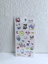 Brand New Sanrio 3.5" by 7.75" Hello Kitty and Characters Sticker Sheet