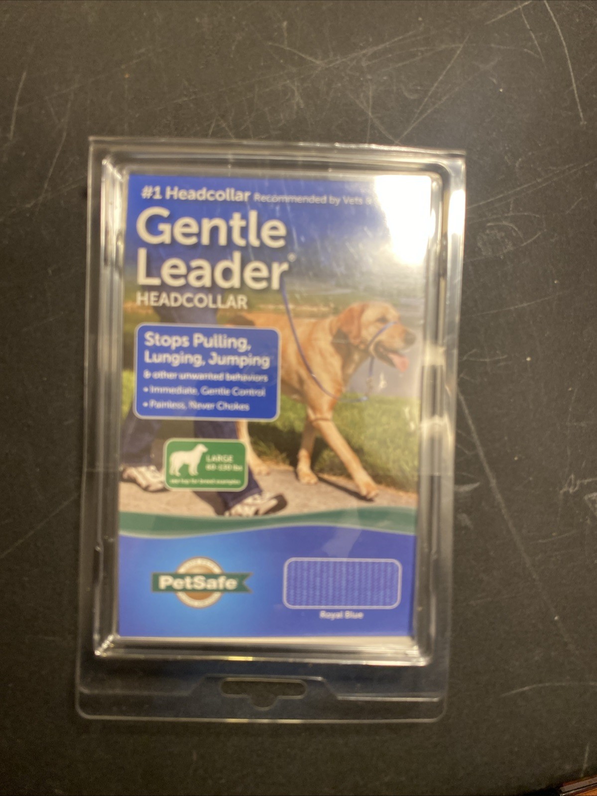 Pet Safe GENTLE LEADER ~  Head-collar ~ Large dog breeds ~ 60-130lbs ~ Charcoal