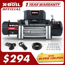 X-bull Electric Winch 12v 13000lbs Steel Cable Jeep Truck Trailer Car Winch 4wd X-bull Electric Winch 12v 13000lbs Steel Cable Jeep Truck Trailer Car Winch 4wd