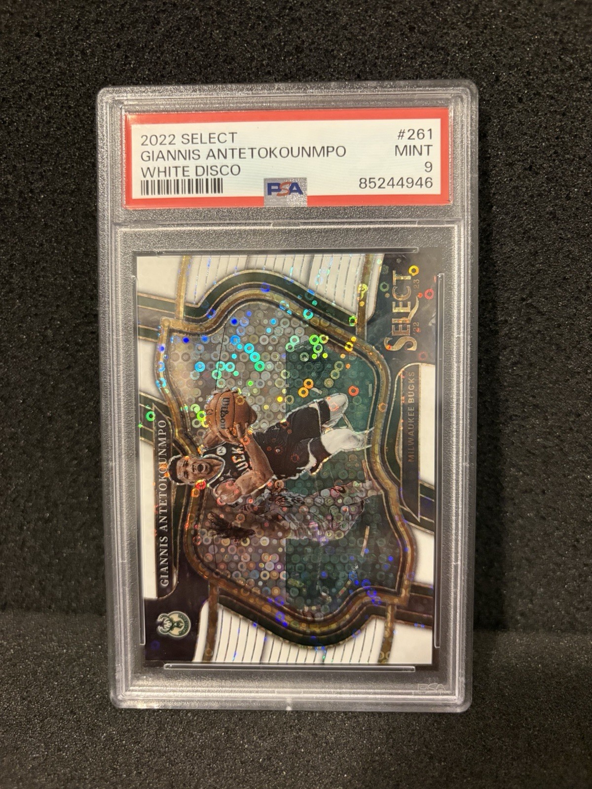2022 Select Giannis Antetokounmpo #261 White Disco 14/75