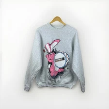 Vintage Energizer Bunny Double Sided Crewneck Sweatshirt Size Men’s XL