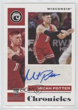 2021-22 Panini Chronicles Draft Picks Rookie Signatures Micah Potter Auto 05v0