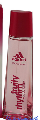 ADIDAS FRUITY RHYTHM  2.5 OZ EDT SPRAY FOR WOMEN BY ADIDAS & NEW IN NO BOX