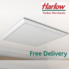 Loft Hatch 770x670mm Access Attic Timloc 1169 Insulated Plastic White Hinged NEW