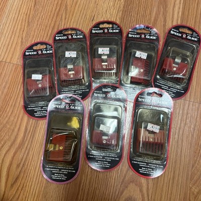 Speed O Guide Universal Attachment Comb Guards, 8 Piece Set, #000 To #3
