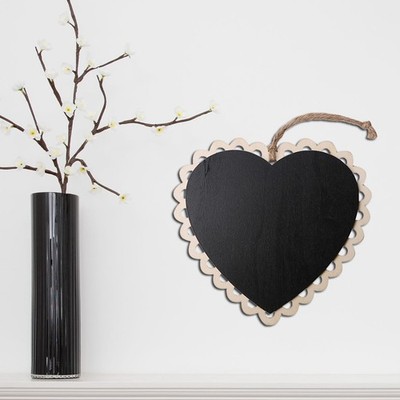 Mini Chalkboards Heart Shaped für Message Board Signs Hanging