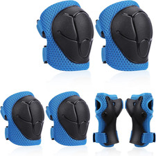 Knee Pads for Kids 3-14 Years Boys Girls Protective Gear Set Toddler Knee and El