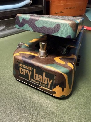 DIME Cry Baby From Hell Jim Dunlop Camouflage Wah Pedal 🔥 | eBay