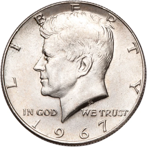 1967 Kennedy 40% Silver Half